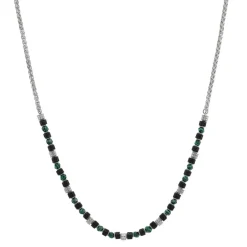 Jourdan Collier Homme Bengale - JH250023N Acier | Homme Colliers Et Pendentifs