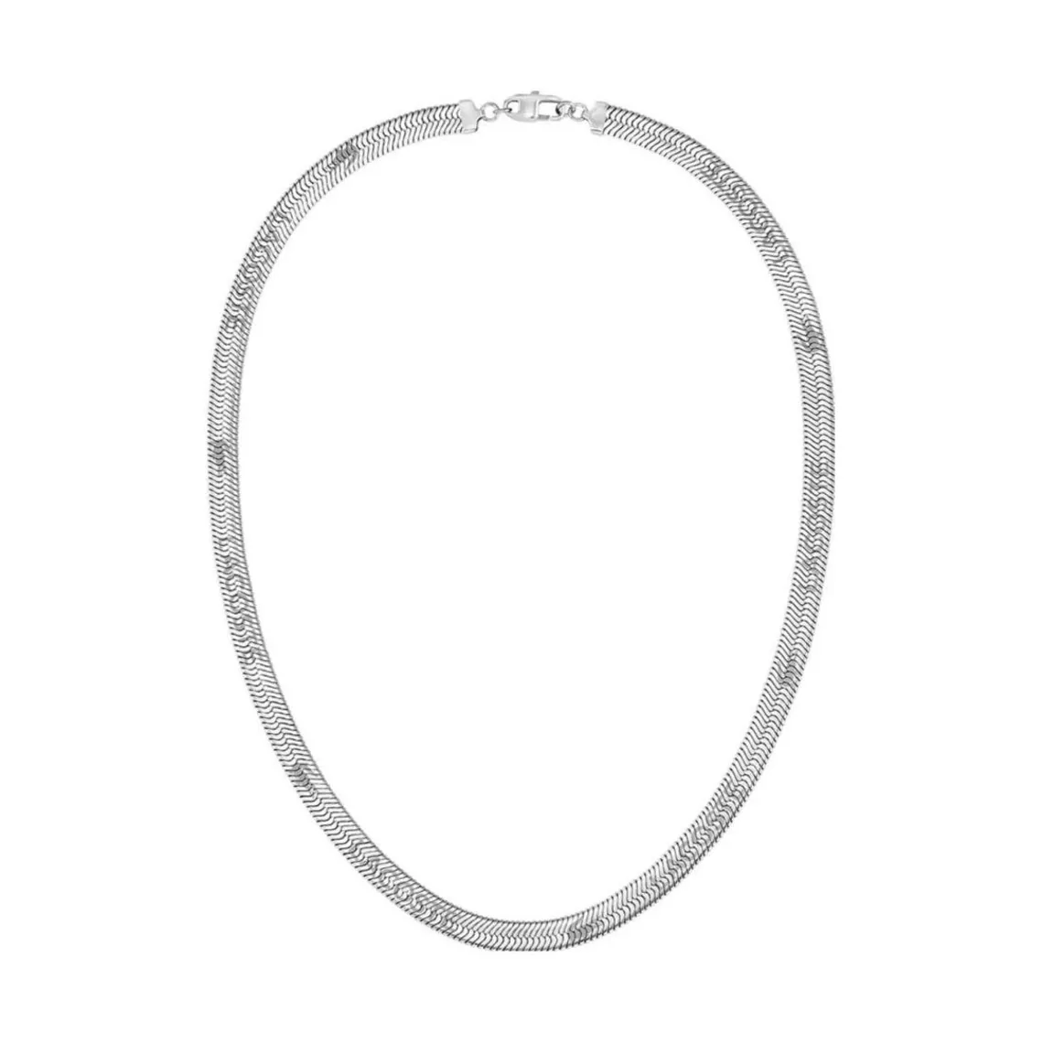 Lacoste Collier Homme Grit - 2040377 Acier Argent | Homme Colliers Et Pendentifs