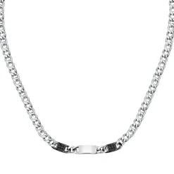 Morellato Bijoux Collier Homme SATX01 - Acier Argent | Homme Colliers Et Pendentifs