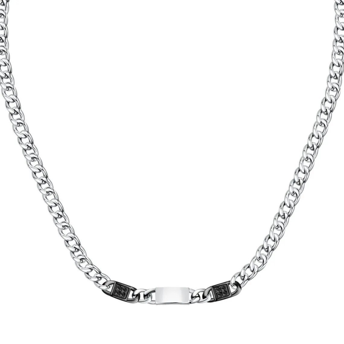Morellato Bijoux Collier Homme SATX01 - Acier Argent | Homme Colliers Et Pendentifs