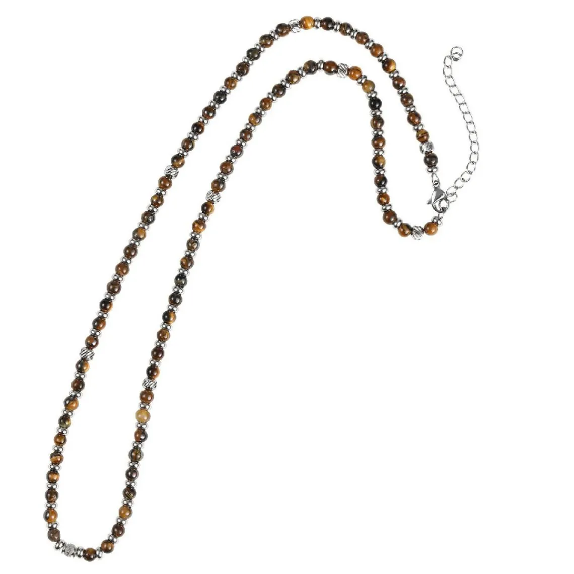 Redskins Collier Homme Bijoux - 285805 Pierre Marron | Homme Colliers Et Pendentifs