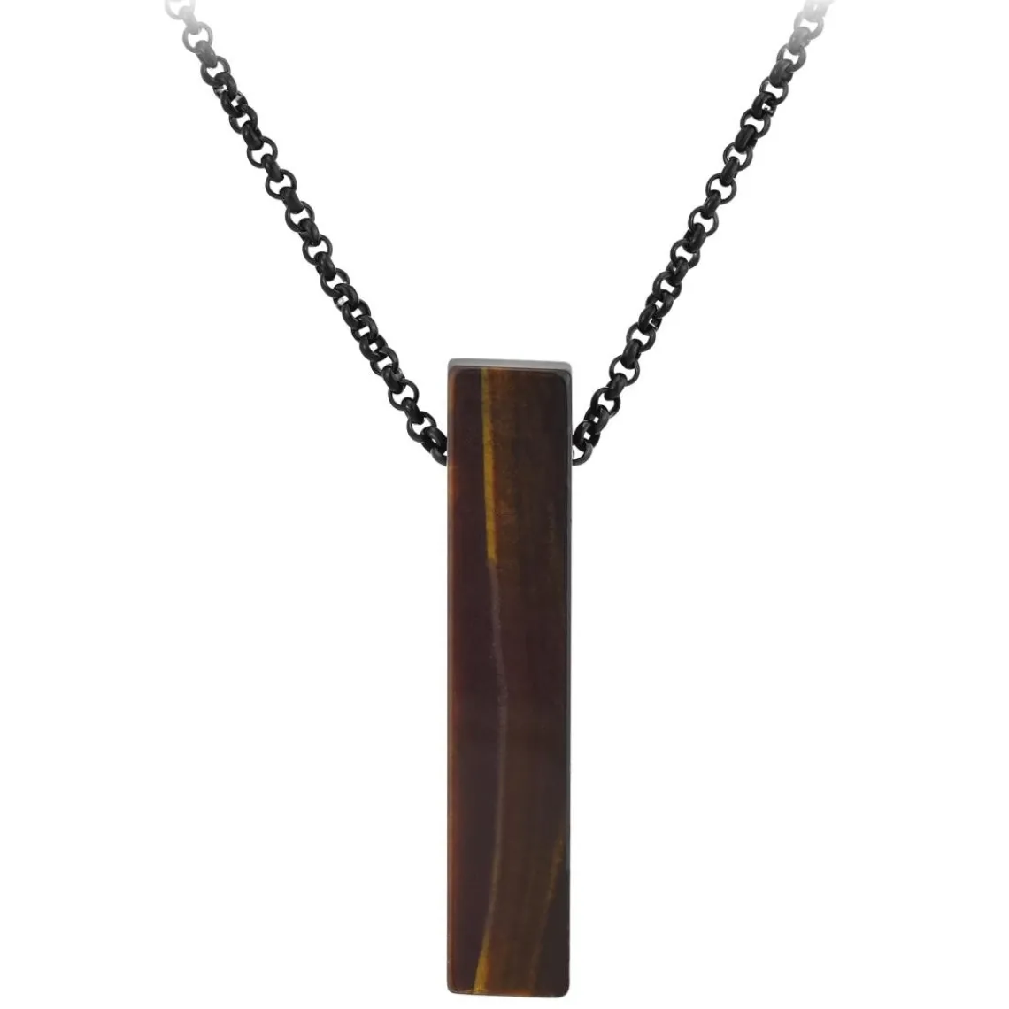 So Charm Bijoux Collier Homme So Charm - B4276-OEILDETIGRE - Collier Mode Homme | Femme Collier Et Pendentif