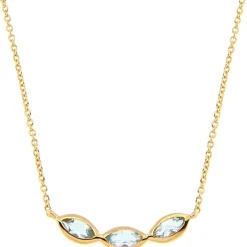 Kosma Paris Collier Kira Doré & Topaz | Femme Collier Et Pendentif