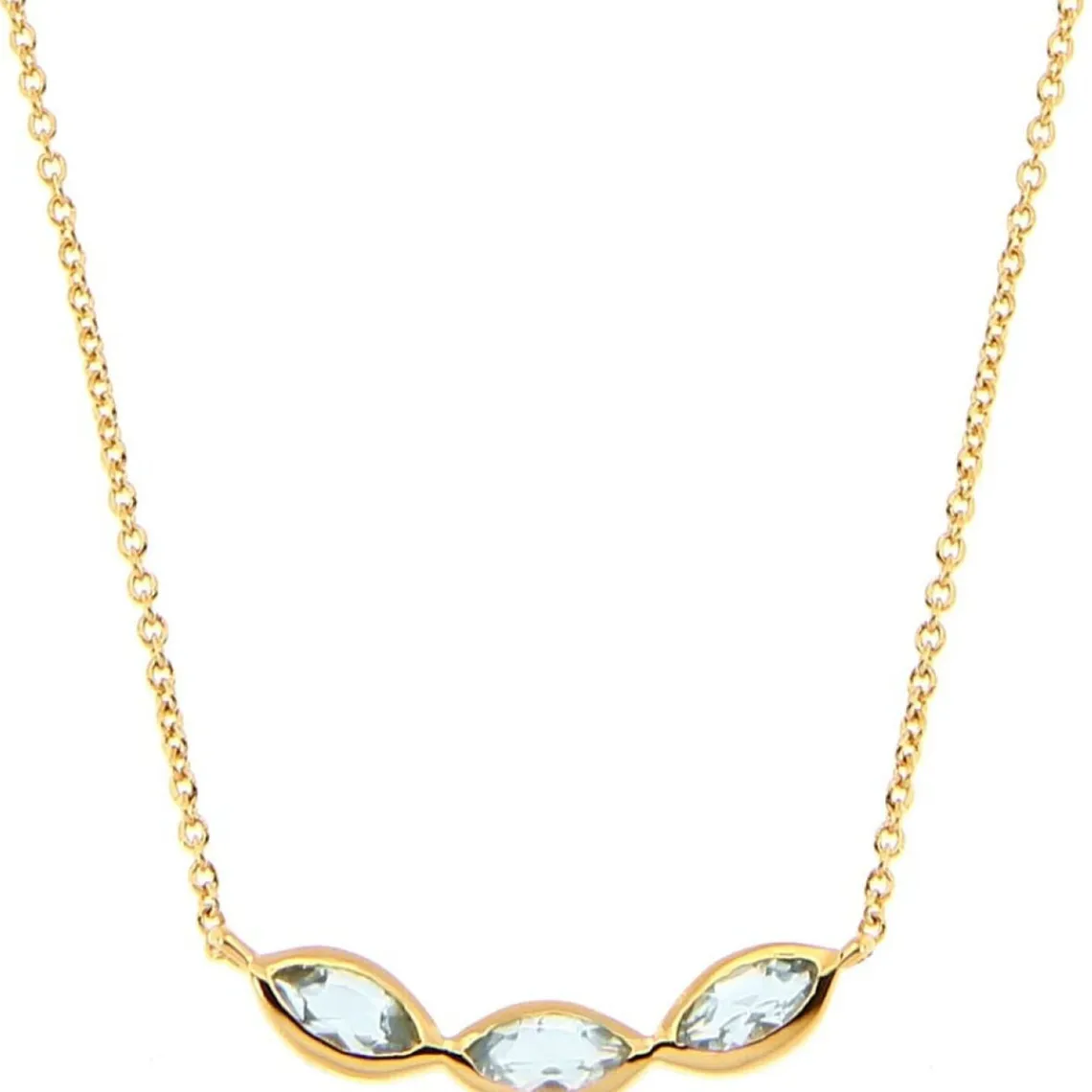 Kosma Paris Collier Kira Doré & Topaz | Femme Collier Et Pendentif