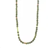 Les Interchangeables Collier A59300 - Sautoir Bobo Chic Kaki Femme | Femme Collier Et Pendentif