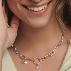 Pandora Collier Link ME - 399590C00 Argent | Femme Collier Et Pendentif
