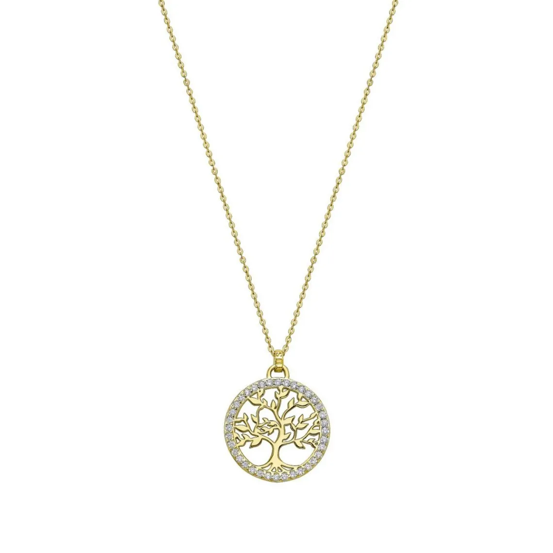Lotus Silver Collier TREE OF LIFE LP1746-1-2 - Collier Pendentif Ajouré Arbre de vie Femme | Femme Collier Et Pendentif