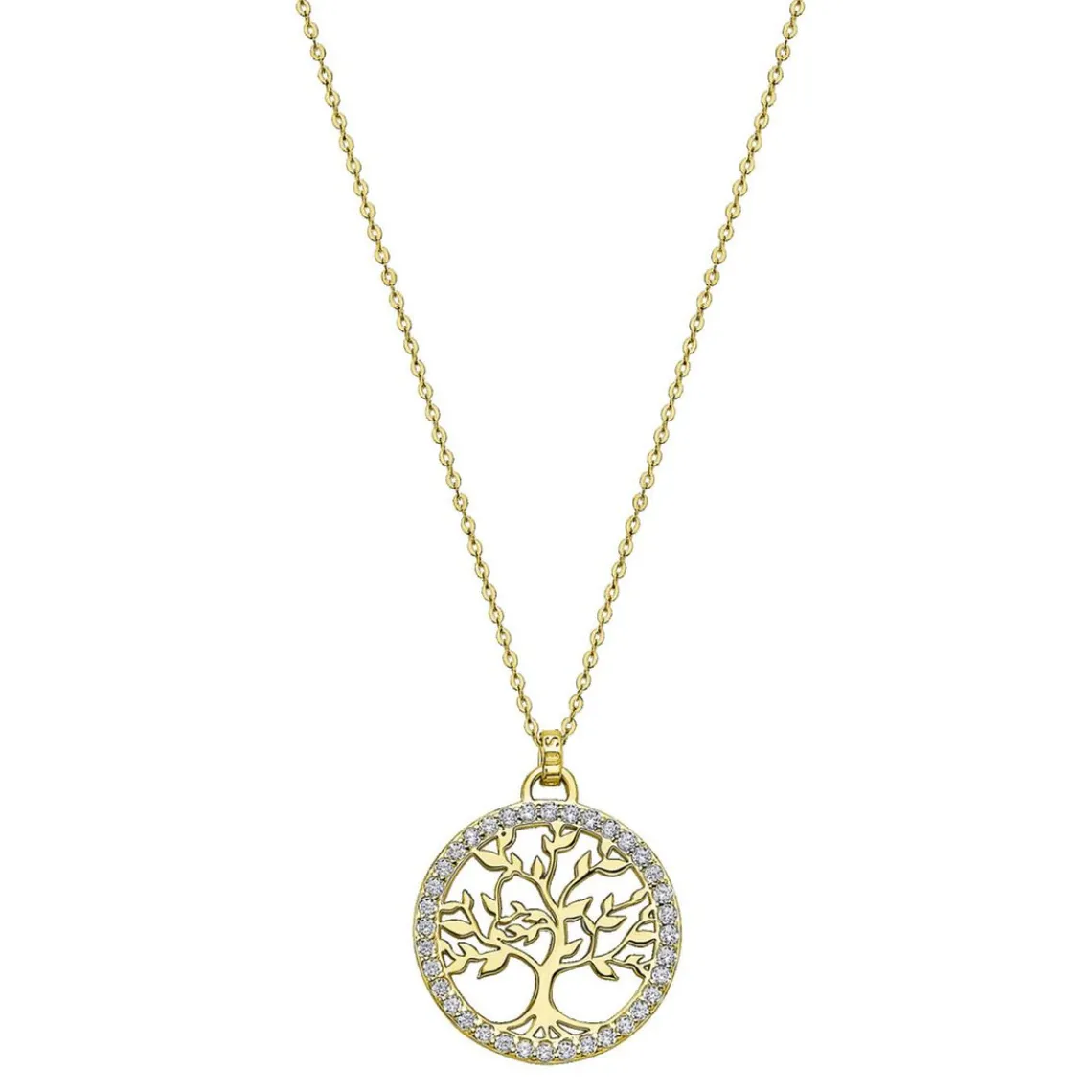 Lotus Silver Collier TREE OF LIFE LP1746-1-2 - Collier Pendentif Ajouré Arbre de vie Femme | Femme Collier Et Pendentif