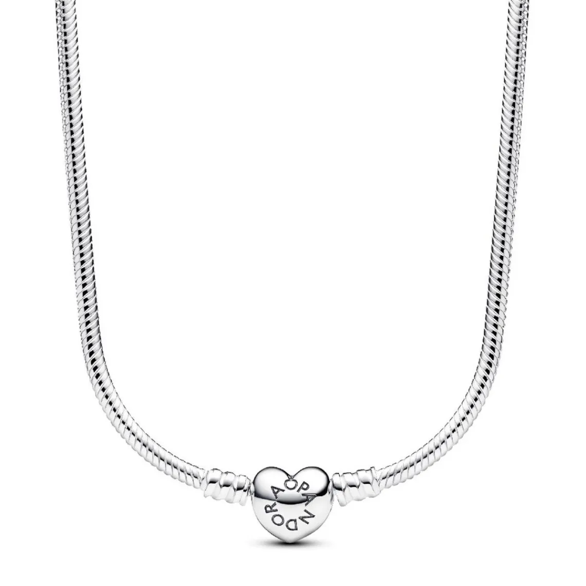 Pandora Collier Maille Serpent Fermoir Cœur Moments | Femme Collier Et Pendentif