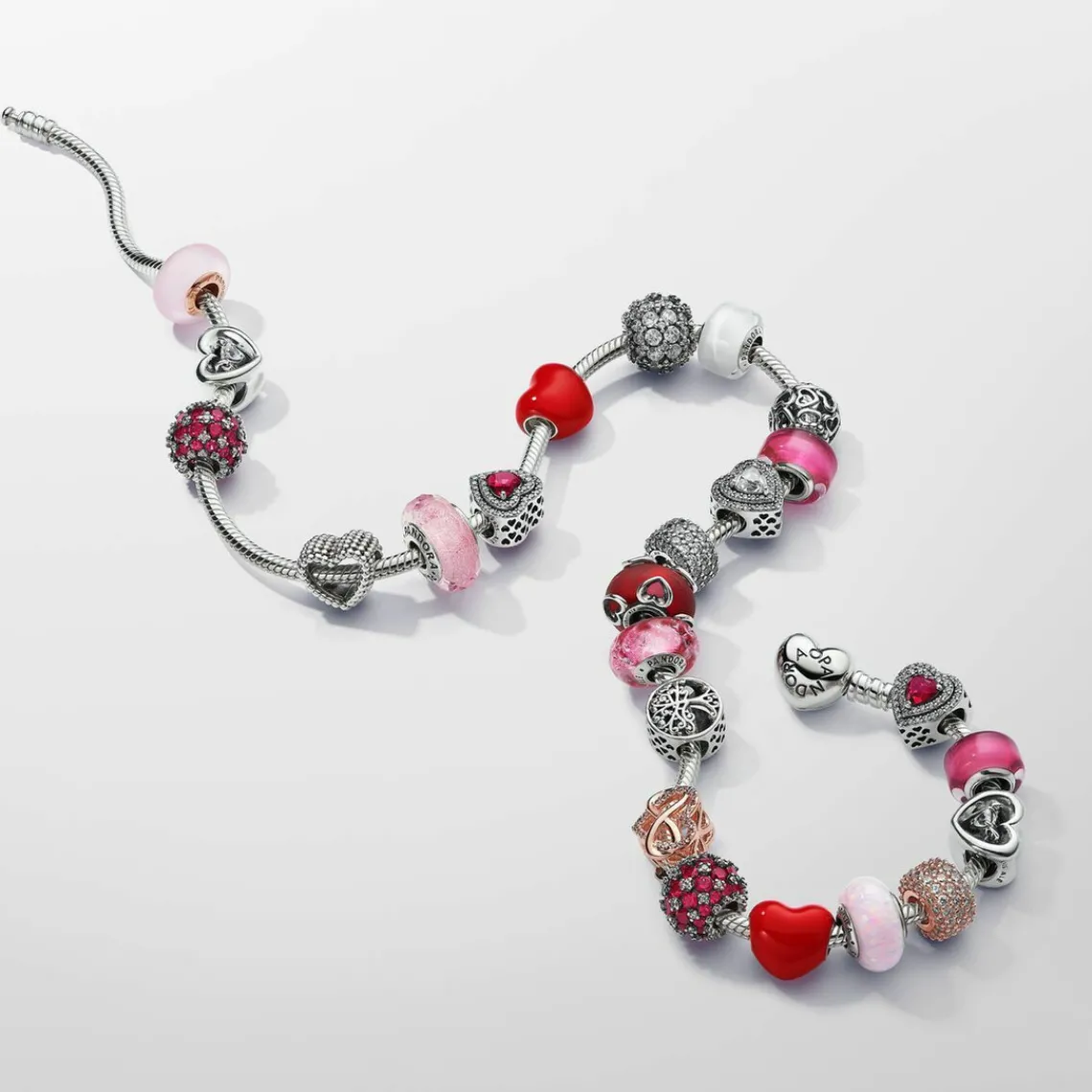 Pandora Collier Maille Serpent Fermoir Cœur Moments | Femme Collier Et Pendentif
