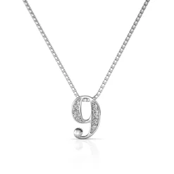 MYC-Paris Collier Number 9 Argenté | Femme Collier Et Pendentif
