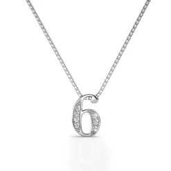 MYC-Paris Collier Number 6 Argenté | Femme Collier Et Pendentif