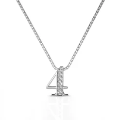 MYC-Paris Collier Number 4 Argenté | Femme Collier Et Pendentif