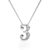 MYC-Paris Collier Number 3 Argenté | Femme Collier Et Pendentif