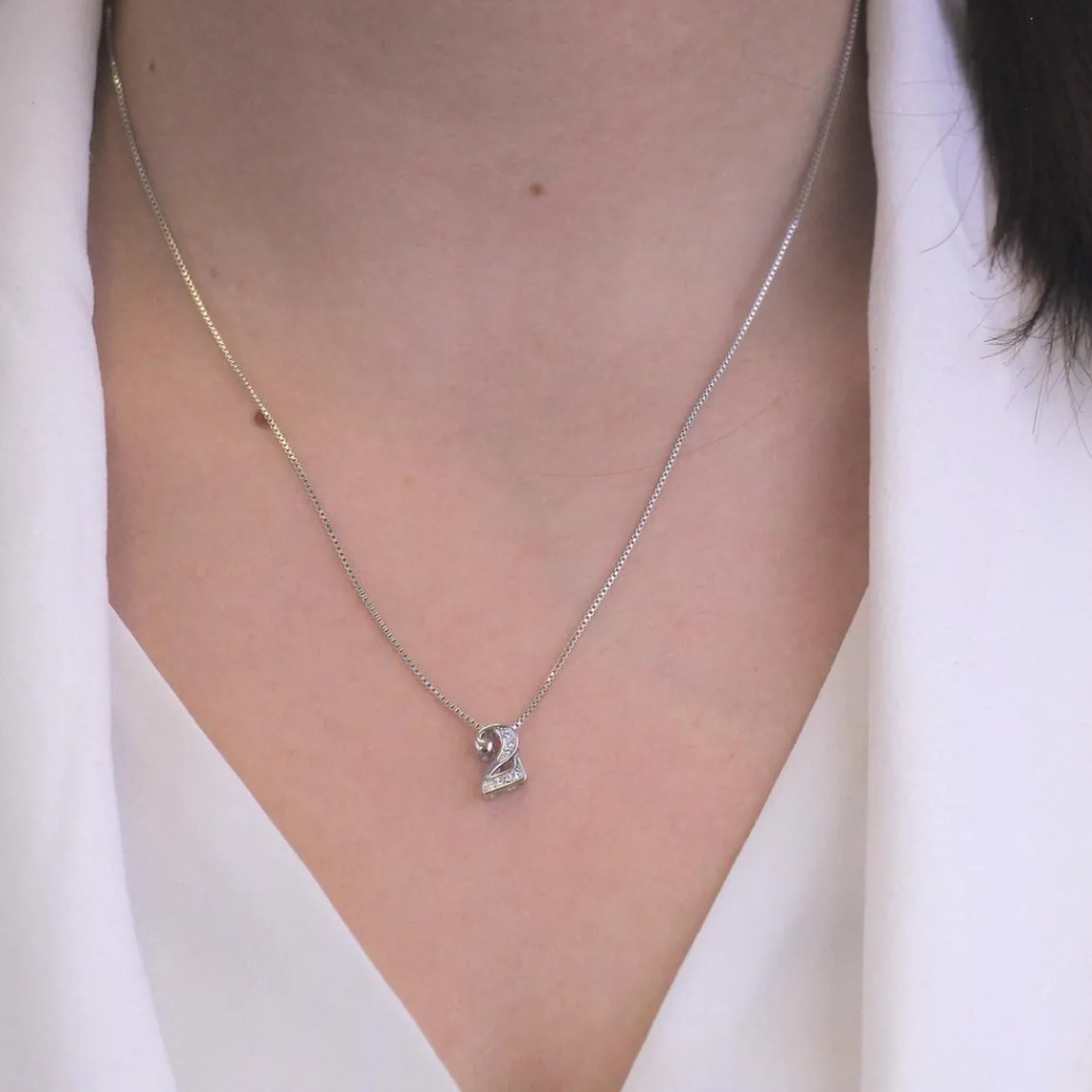 MYC-Paris Collier Number 2 Argenté | Femme Collier Et Pendentif
