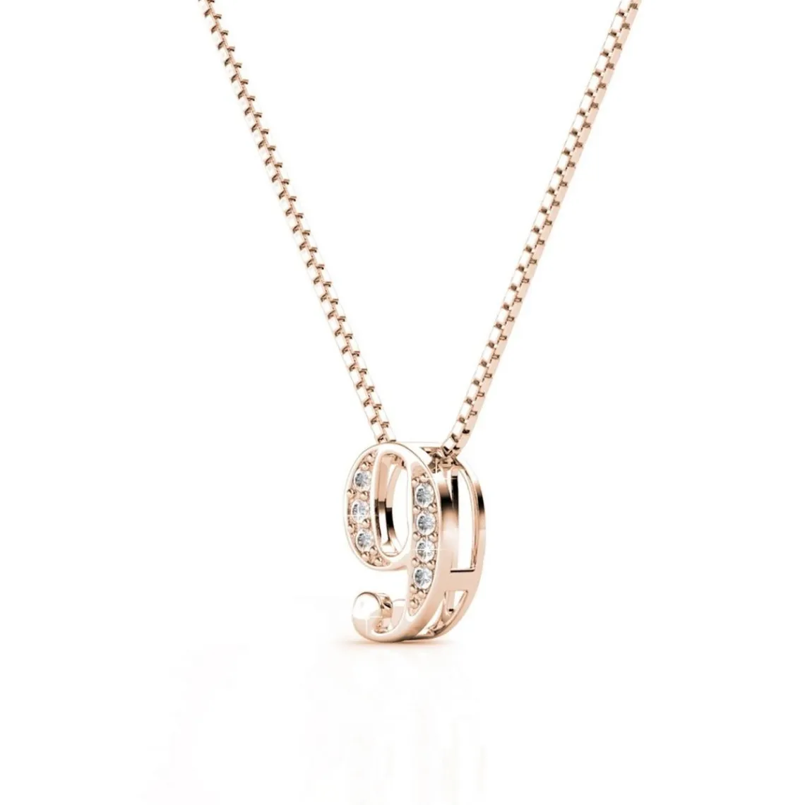 MYC-Paris Collier Number 9 Or Rose | Femme Collier Et Pendentif