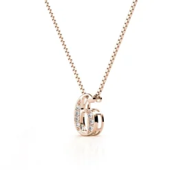 MYC-Paris Collier Number 6 Or Rose | Femme Collier Et Pendentif