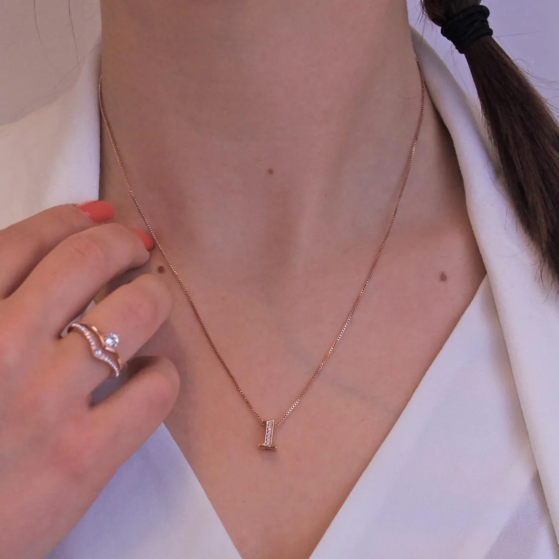 MYC-Paris Collier Number 1 Or Rose | Femme Collier Et Pendentif