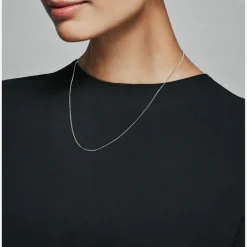 Pandora Collier 398283 - Chaîne Maille Gourmette Argent Femme | Femme Collier Et Pendentif