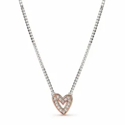 Pandora Collier Moments Esquisse de Cœur | Femme Collier Et Pendentif