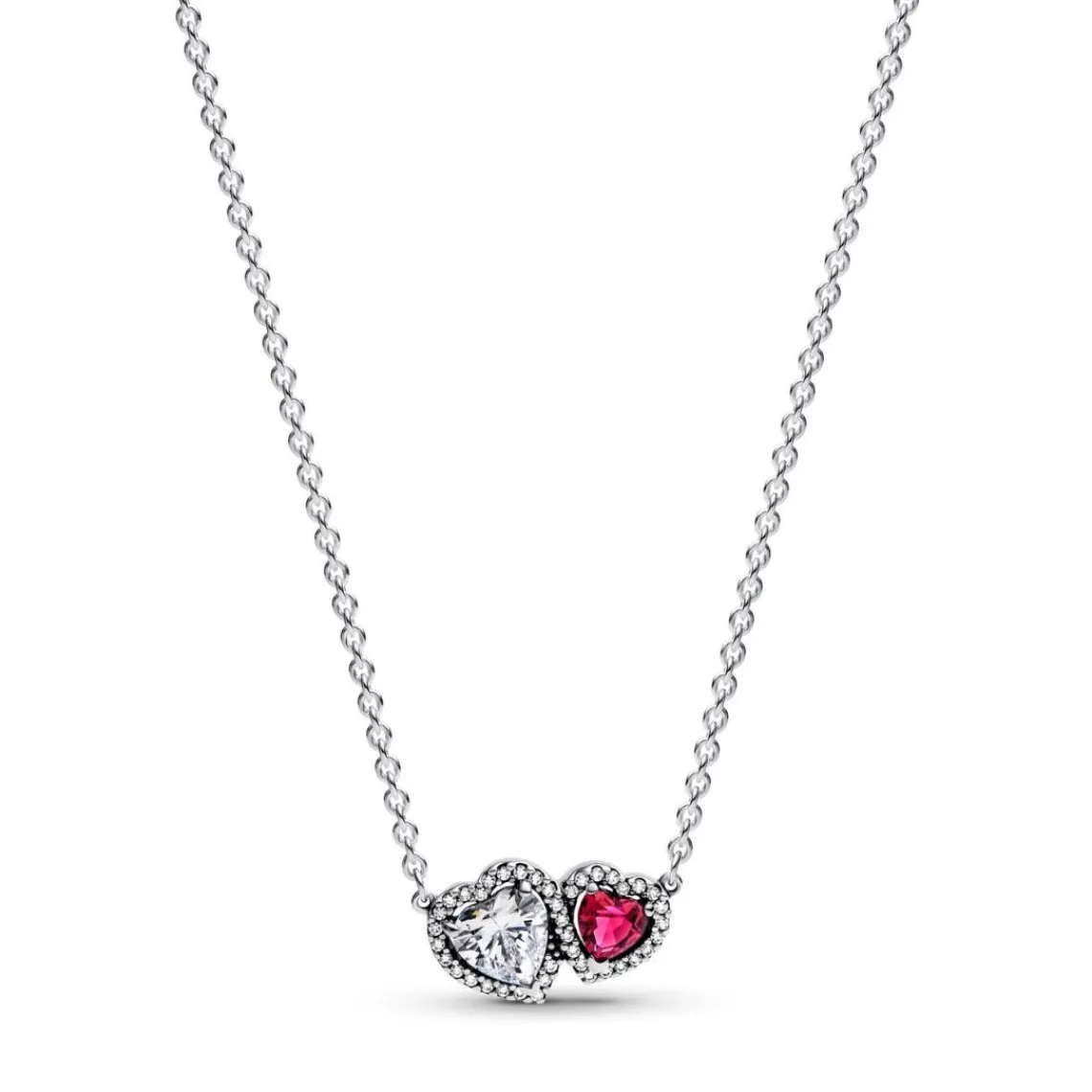 Pandora Collier à Pendentif Cœurs Halo | Femme Collier Et Pendentif