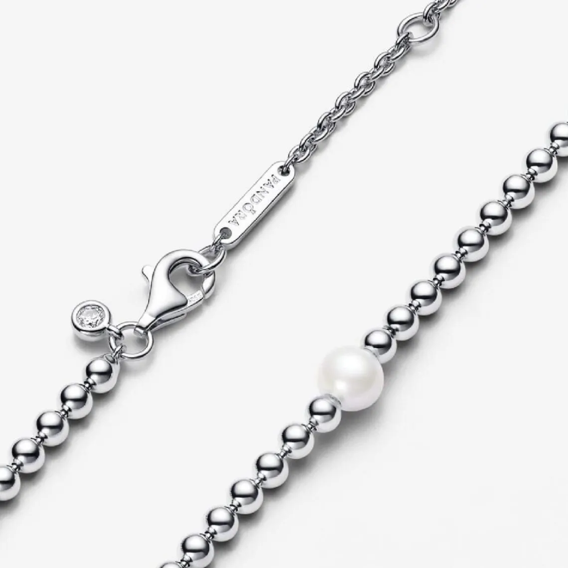 Pandora Collier Perle de Culture et Sphères | Femme Collier Et Pendentif