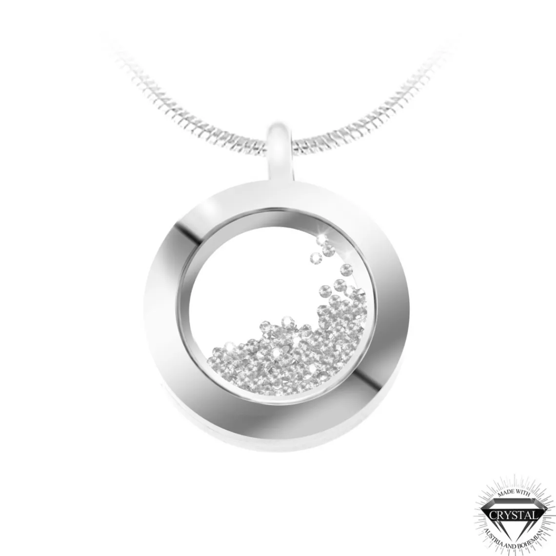 So Charm Bijoux Collier rond SoCharm orné de Cristaux Swarovski | Femme Collier Et Pendentif