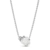 Pandora Collier Rose Épanouie Blanche | Femme Collier Et Pendentif