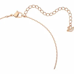 Swarovski Bijoux Collier Swarovski 5514488 - Collier métal rose médaille strass Femme | Femme Collier Et Pendentif