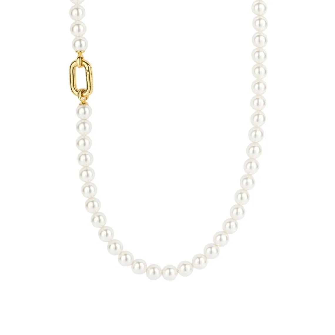 Ti Sento Collier - 34050YP Argent Doré Et Perles Synthétiques | Femme Collier Et Pendentif