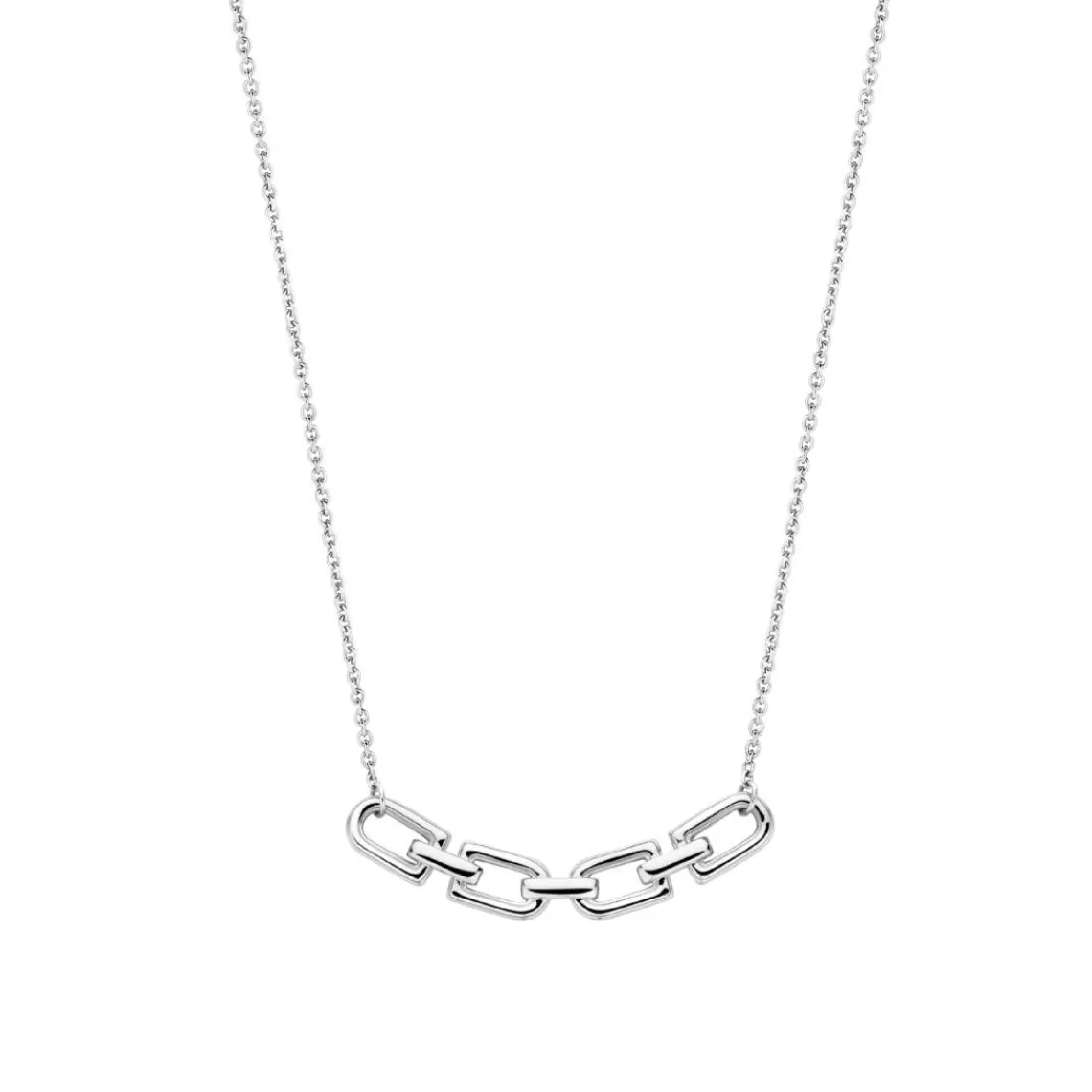 Ti Sento Collier - 34044ZY Argent Doré Liens Et Pavage | Femme Collier Et Pendentif