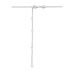 Ti Sento Collier - 34044ZY Argent Doré Liens Et Pavage | Femme Collier Et Pendentif