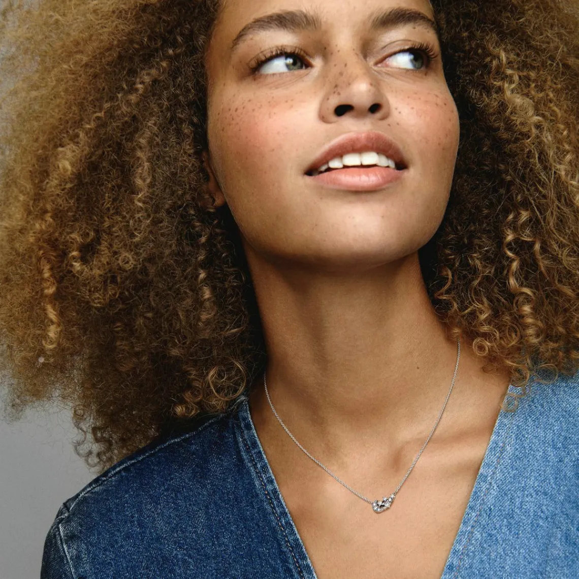 Pandora Collier Étoile et Lune Scintillantes | Femme Collier Et Pendentif