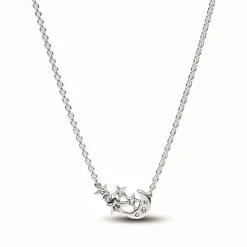 Pandora Collier Étoile et Lune Scintillantes | Femme Collier Et Pendentif