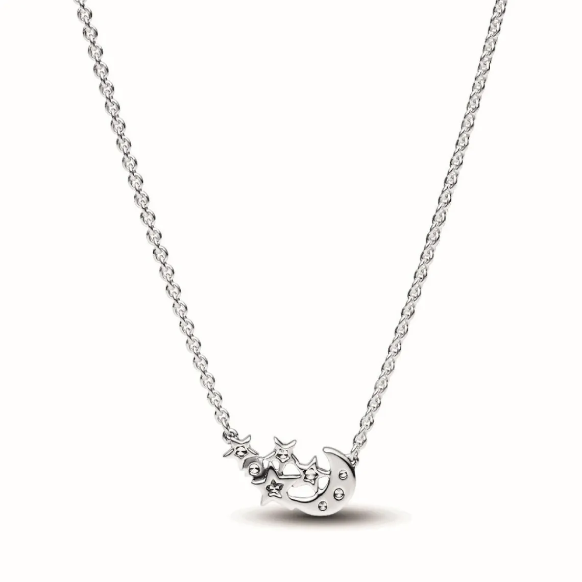Pandora Collier Étoile et Lune Scintillantes | Femme Collier Et Pendentif