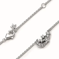 Pandora Collier Étoile et Lune Scintillantes | Femme Collier Et Pendentif