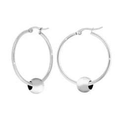Angèle M Bijoux Créoles Angèle M B2261-BEA0278 | Femme Boucles D'Oreilles
