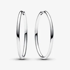 Pandora Créoles à Charms Moments 40 mm | Femme Boucles D'Oreilles
