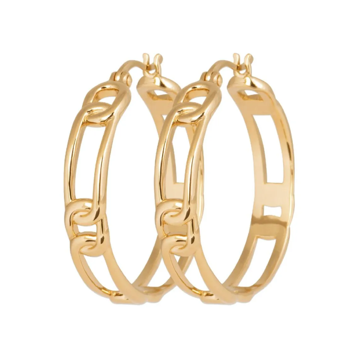 Maison de la Bijouterie Créoles femme plaqué or 3 mm - Y633500 | Femme Boucles D'Oreilles