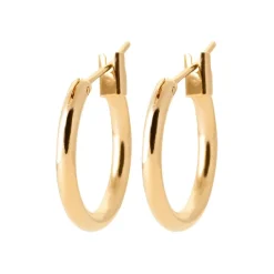 Maison de la Bijouterie Créoles femme plaqué or 12 mm - YUUZY | Femme Boucles D'Oreilles