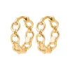 Maison de la Bijouterie Créoles femme plaqué or 2 mm - Y633W00 | Femme Boucles D'Oreilles