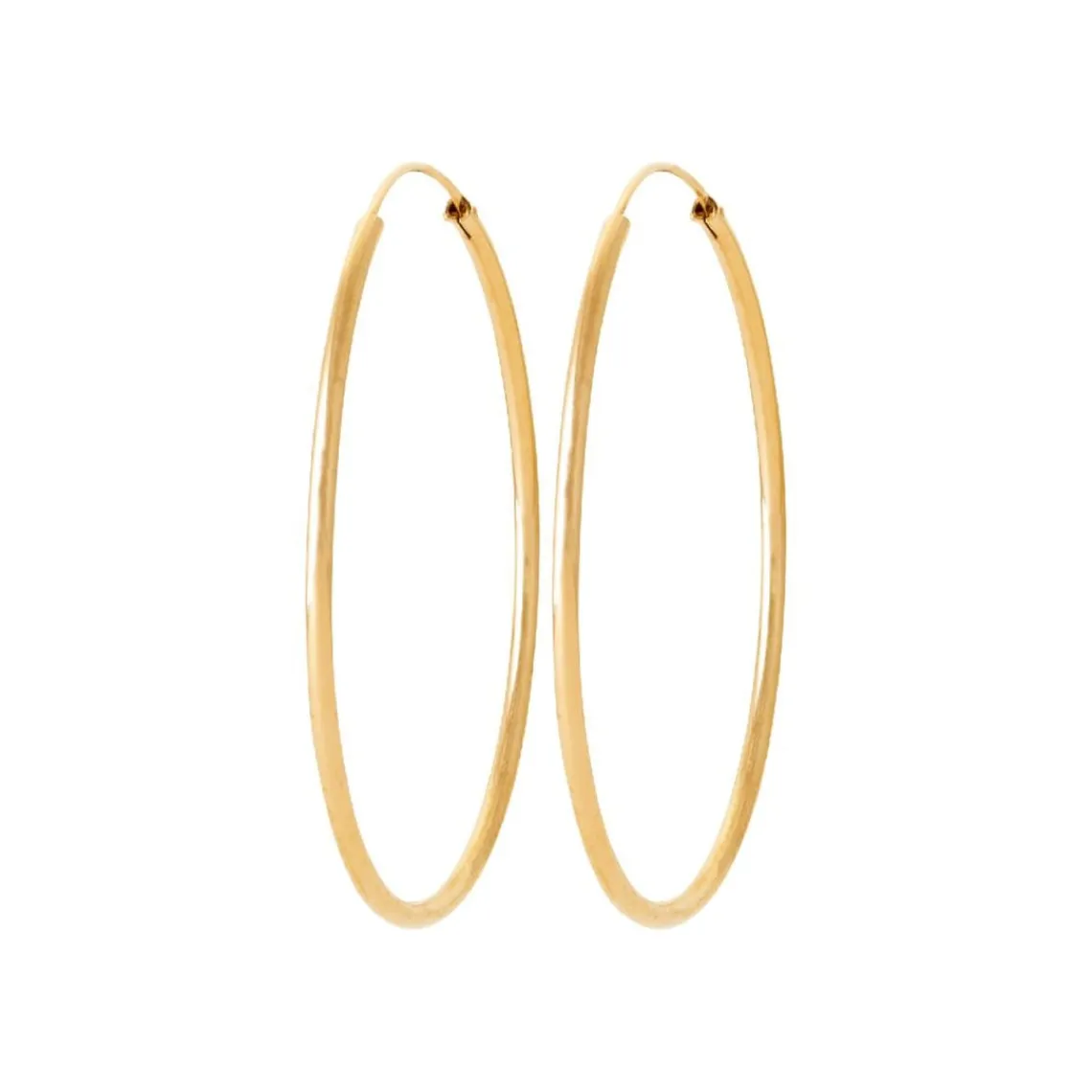Maison de la Bijouterie Créoles femme plaqué or 5 mm - Y0YY50 | Femme Boucles D'Oreilles