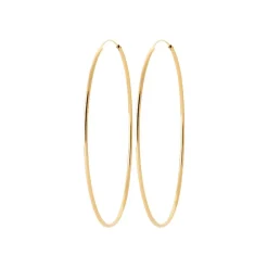 Maison de la Bijouterie Créoles femme plaqué or 8 mm - Y0YYV0 | Femme Boucles D'Oreilles
