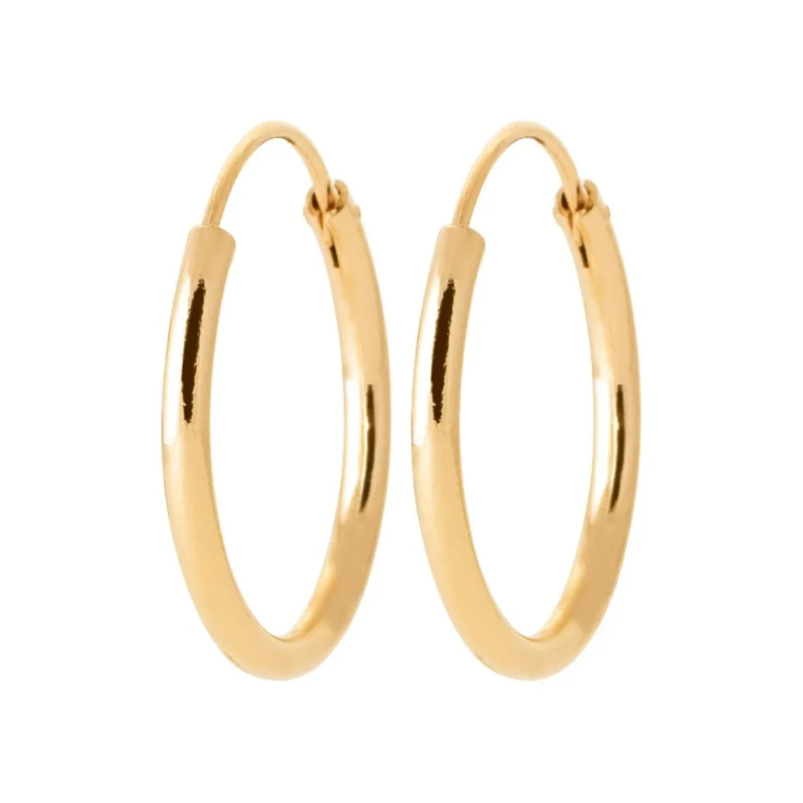 Maison de la Bijouterie Créoles femme plaqué or 2 mm - Y0YYY0 | Femme Boucles D'Oreilles
