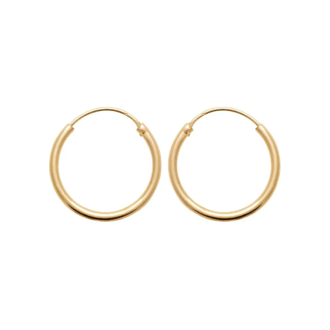 Maison de la Bijouterie Créoles femme plaqué or 2 mm - Y0YYY0 | Femme Boucles D'Oreilles