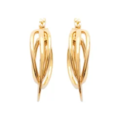Maison de la Bijouterie Créoles femme plaqué or 22 mm - Y603Z00 | Femme Boucles D'Oreilles