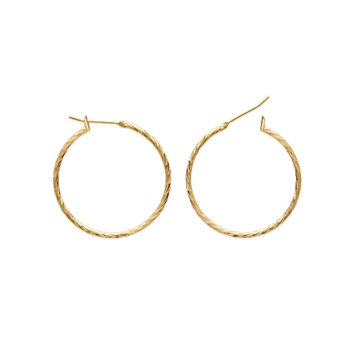 Maison de la Bijouterie Créoles femme plaqué or 3 mm - Y6Z4U30 | Femme Boucles D'Oreilles