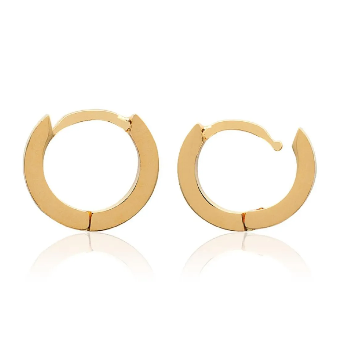 Maison de la Bijouterie Créoles femme plaqué or 13 mm - Y6ZYZ00 | Femme Boucles D'Oreilles