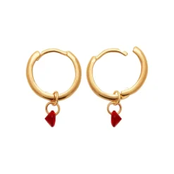 Maison de la Bijouterie Créoles femme plaqué or teinté serti clos 12 mm - Y636UY0 | Femme Boucles D'Oreilles