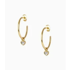Les Interchangeables Créoles A59259 - Creoles Coeur MM | Femme Boucles D'Oreilles